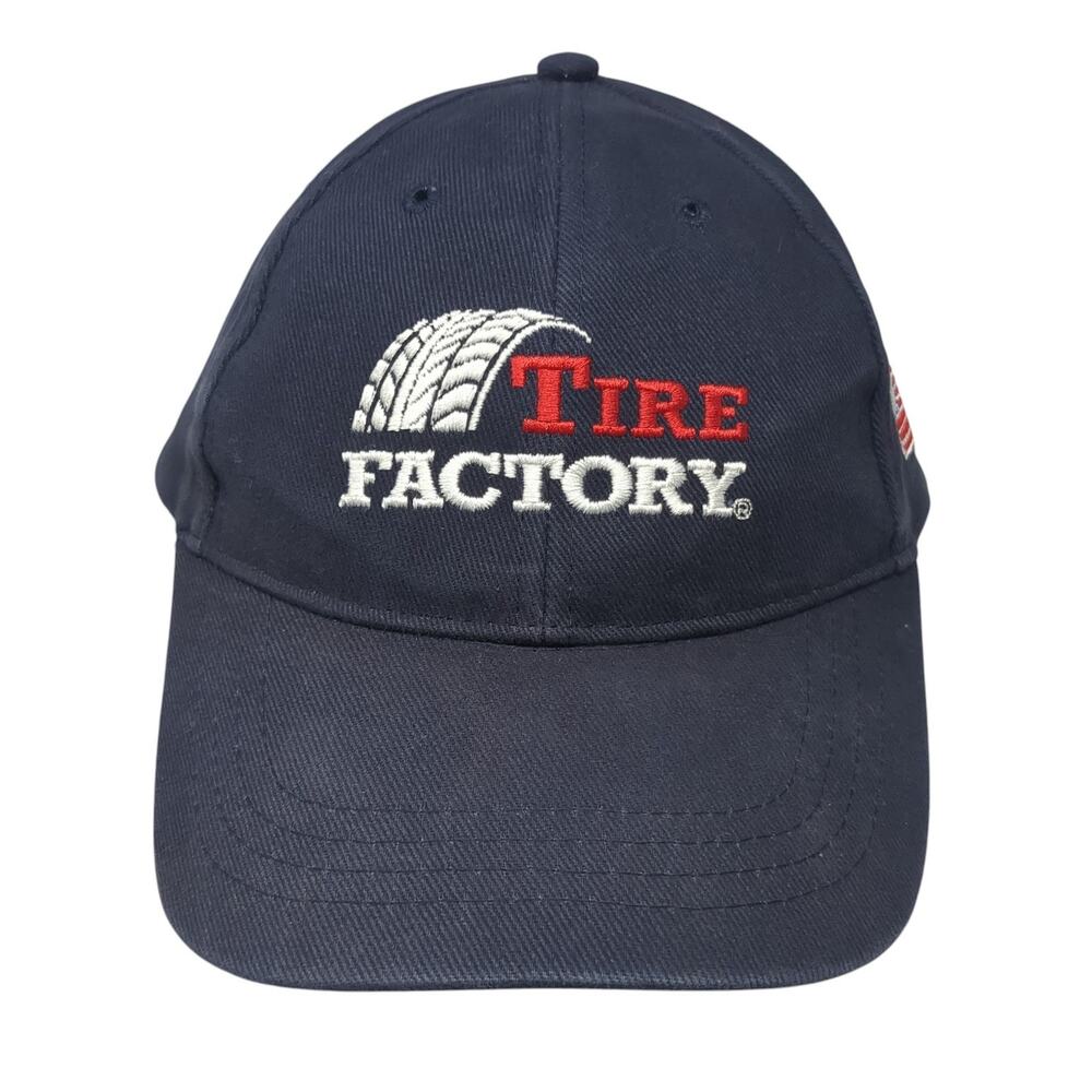 Tire Factory Strapback Baseball Cap Blue One Size Adjustable Embroidered AMG